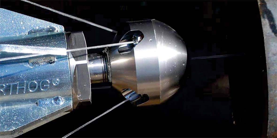 Hidrojateamento para desentupimento de esgoto